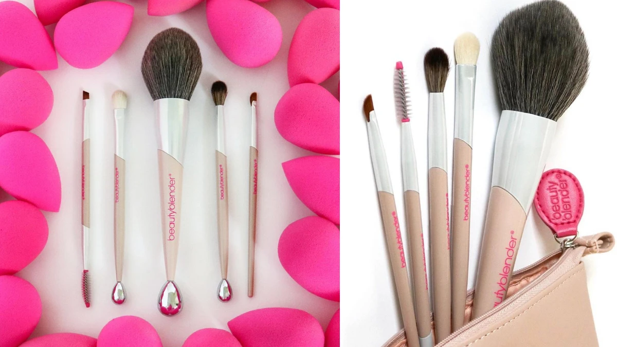 BeautyBlender美妝蛋出刷具了!新增蜜粉刷、眼影刷,還能多功能當做「小臉按摩器」