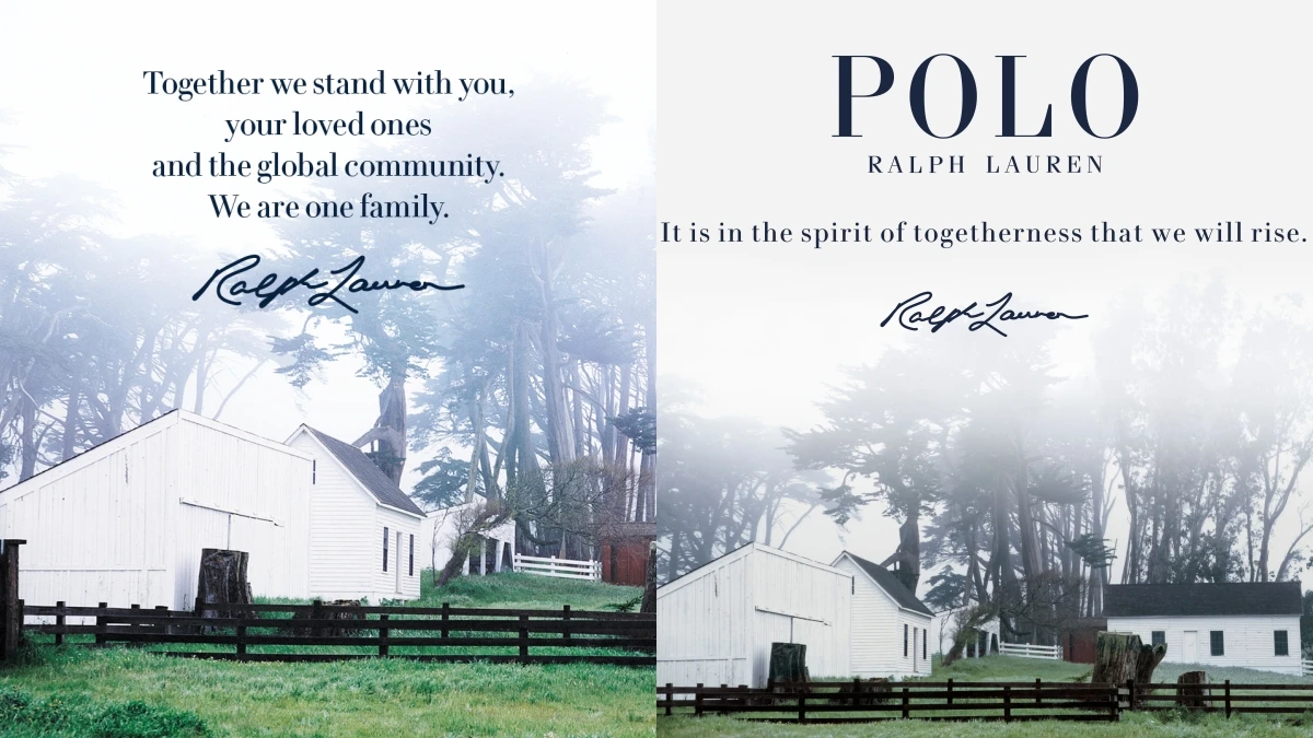 Ralph Lauren:團結能戰勝一切!不只做口罩,還捐3億元防疫基金,幫助員工、美國時尚圈
