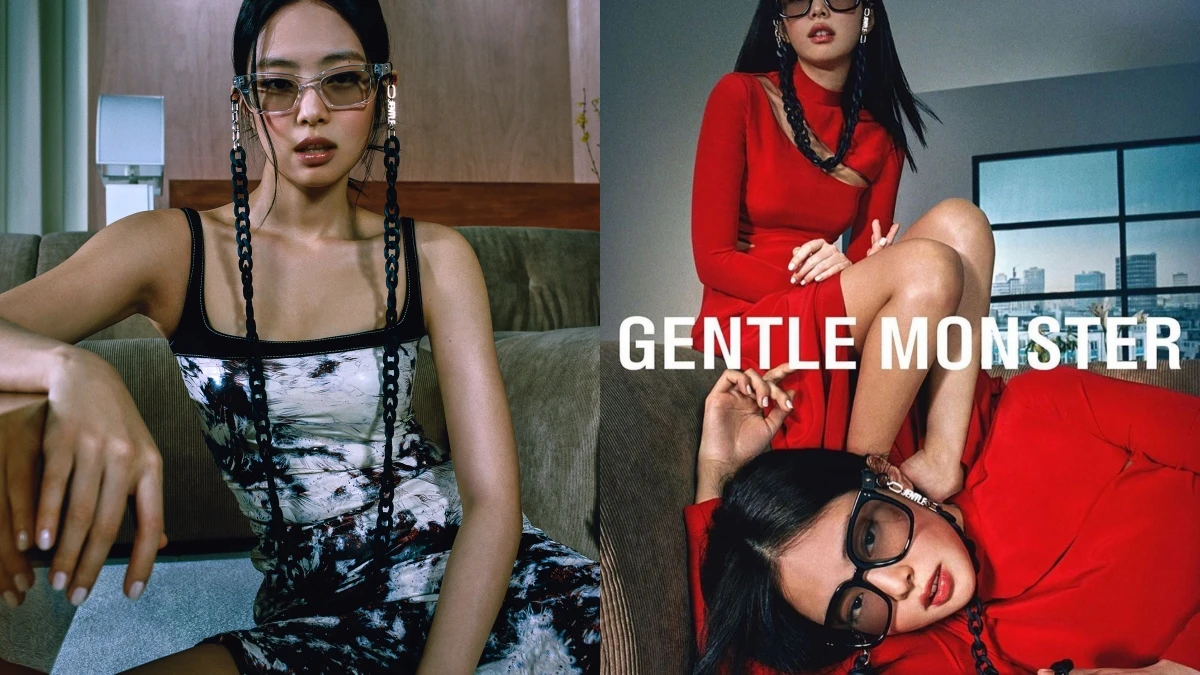 Gentle MonsterＸJennie聯名系列老奶奶眼鏡鍊超燒！上官網 Jennie立刻私訊妳親自推銷