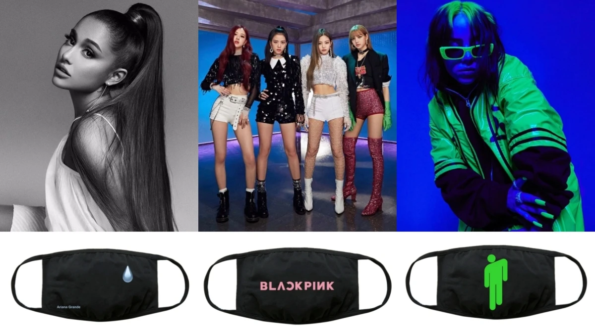 BLACKPINK、亞莉安娜鐵粉必收藏!環球音樂舉辦「口罩義賣」活動,快跟女神戴同款,還能救救音樂人