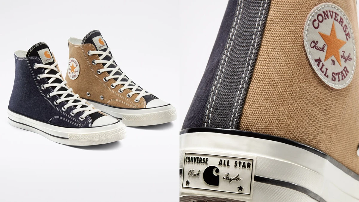 沒買到會後悔！Converse Renew系列將發表與工裝品牌Carhartt聯名鞋款，高筒設計、拼接配色太值得收藏