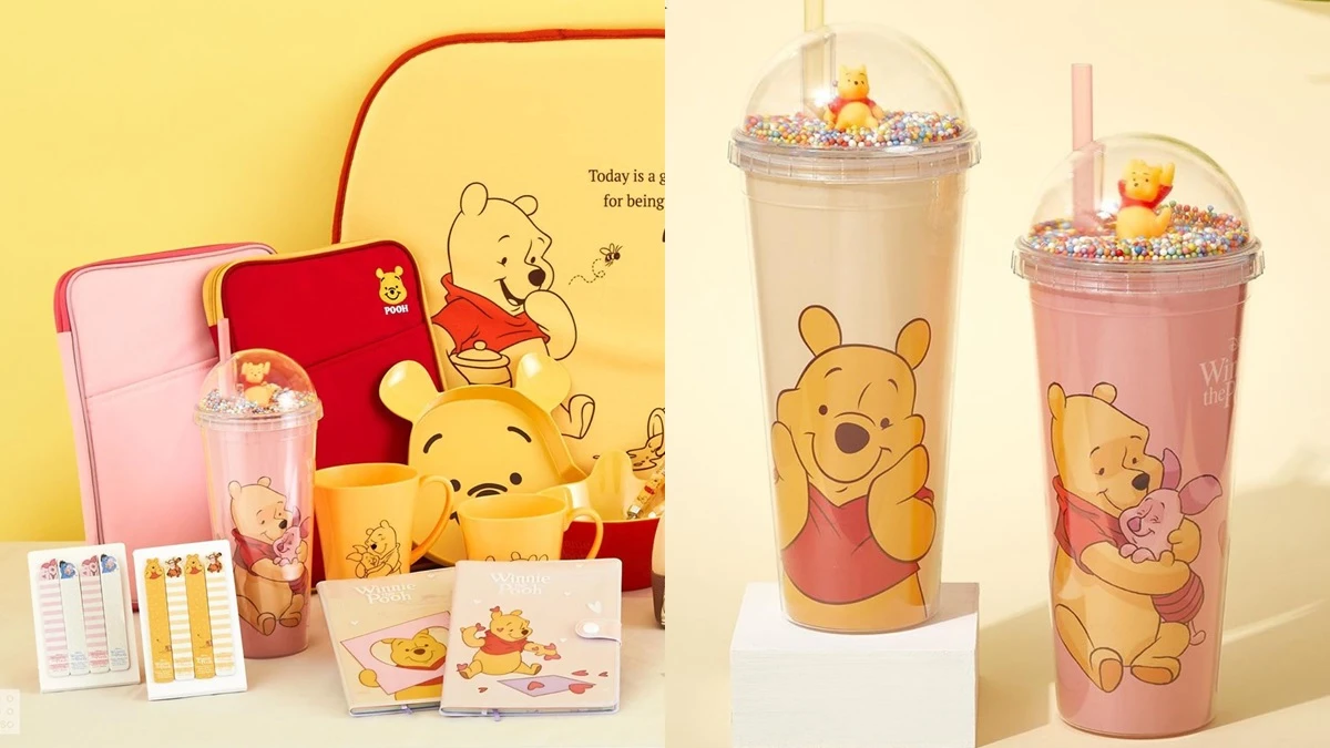 實用滿分!韓國大創推小熊維尼系列商品,必買維尼球池環保杯