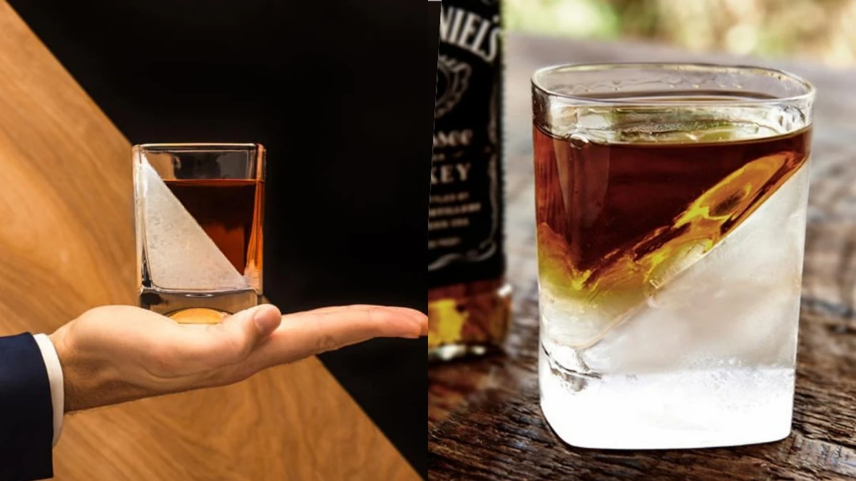 酒鬼們必備！國外推「三角形冰塊酒杯」保持濃度同時兼具冰涼感，外觀也超美