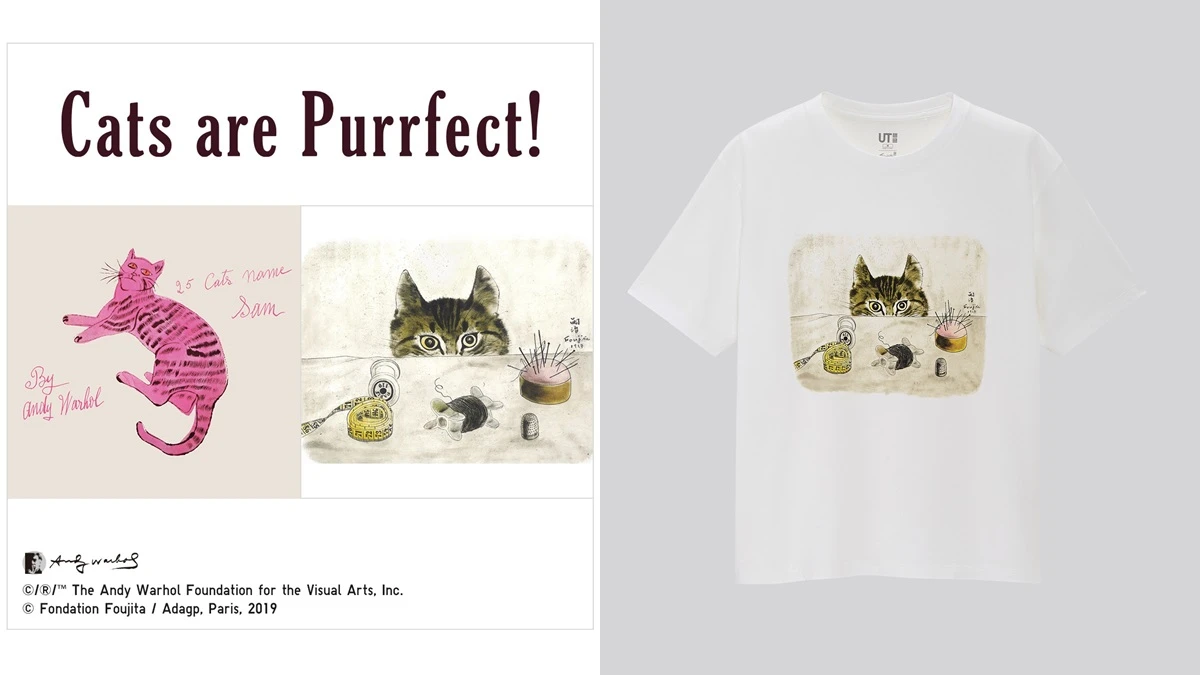 貓奴們不會想錯過!Uniqlo熱賣Cats are Purrfect! UT系列第二彈上架,把貓咪各種姿態真實呈現