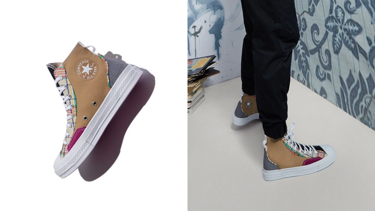 大地色拼接千鳥紋！Converse推出全新Mix & Match系列，這兩雙經典鞋款Chuck 70、Jack Purcell超百搭