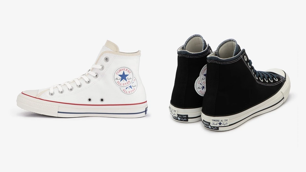 經典圓標Logo變成雙層設計!Converse再推全白All Star帆布鞋,腳後跟的雙鞋標更吸睛