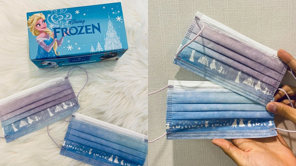 中衛口罩推出成人版「冰雪奇緣口罩」！絕美藍紫色漸層，開賣時間、價格曝光