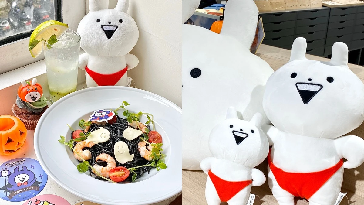 魔性兔來搗蛋!FANFANS CAFÉx小突兔主題餐廳插旗西門町,萬聖節餐點、限定周邊登場