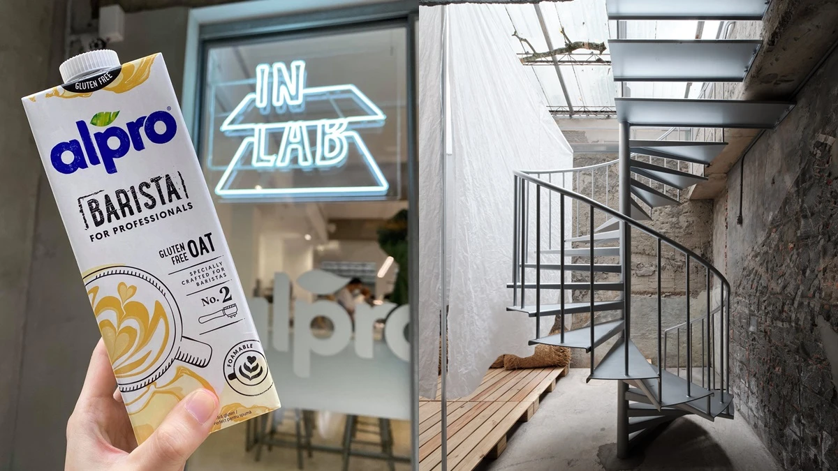 《IN LAB》打造alpro植物奶全新精品咖啡店!實驗性簡約時髦空間,4款風味植物奶咖啡拿鐵必喝