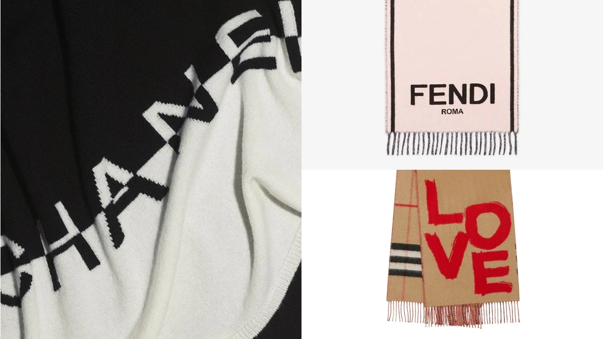 絕美精品圍巾推薦!盤點LV奶茶色、Fendi柔霧粉、Burberry經典格紋…1萬起溫暖過冬日