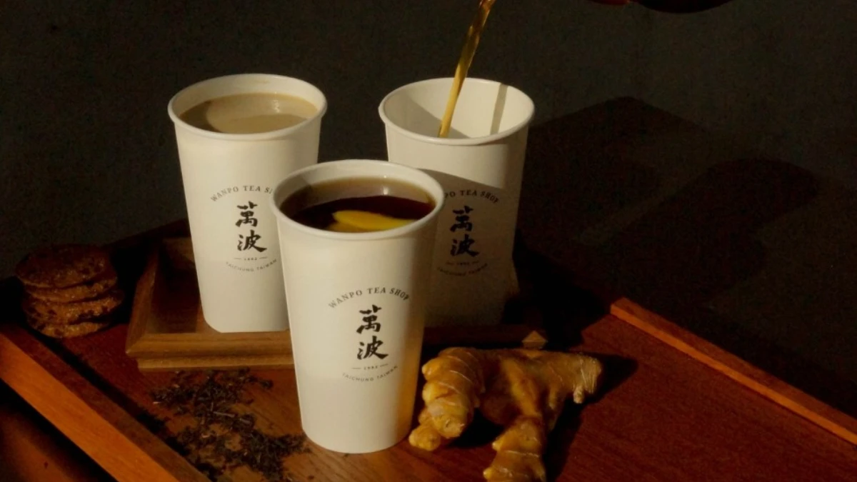 《萬波》推出冬季限定熱飲「薑汁系列」!「黑糖薑茶」、「薑汁撞奶」等3款同步上市,暖喉來一杯就對了