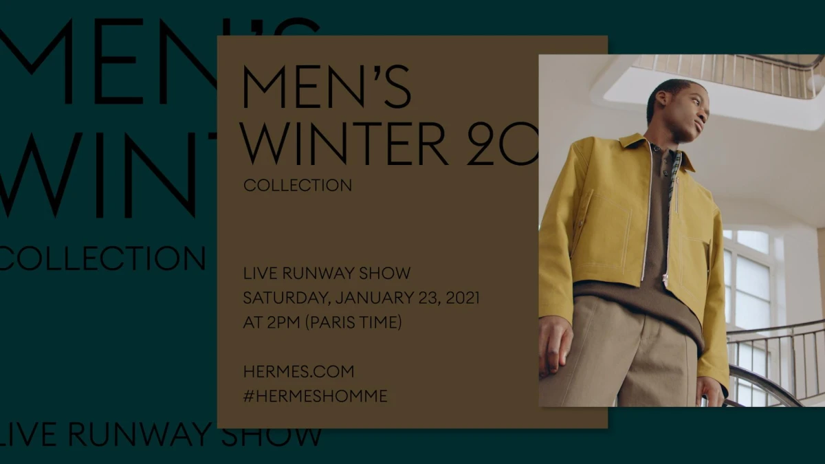 2021秋冬男裝系列|Hermès時裝秀直播線上看!將在1/23晚上9點登場