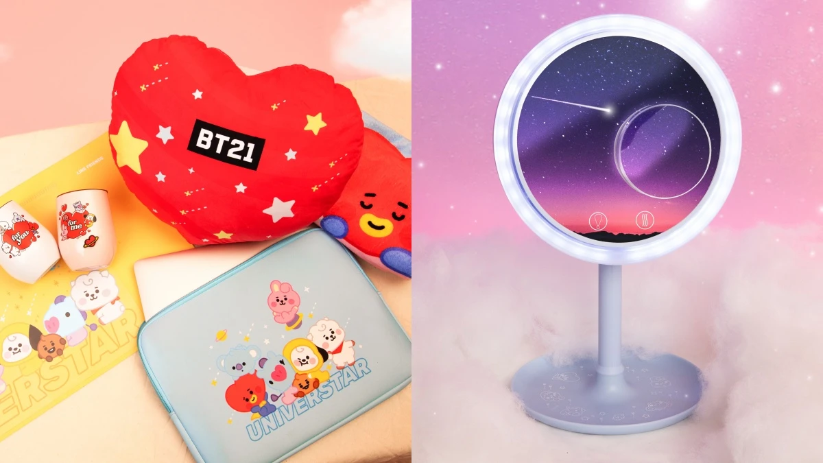 BT21出沒！康是美推12款BT21 Baby萌翻宇宙大集合加購日期、商品大公開，必買化妝鏡、抱枕毯