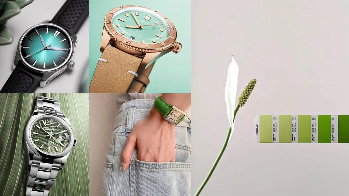 2021W&W手錶｜療癒綠色手錶盤點，Rolex棕櫚葉綠、Oris湖水綠、Cartier蘋果綠、百達翡麗Nautilus森林綠...