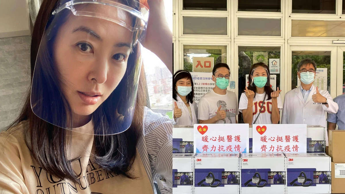 賈永婕才募捐救命神器!再自掏腰包砸百萬捐「呼吸防護具PAPR」挺醫護