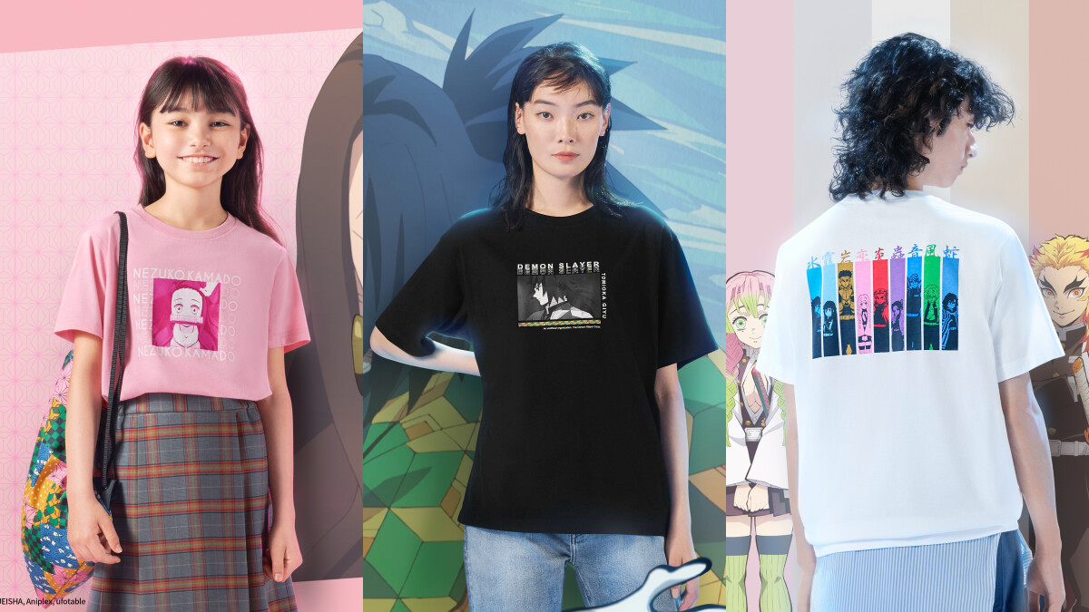 第二季《鬼滅》即將播出!Uniqlo X GU第三度攜手《鬼滅之刃》,聯名限定束口包只有這裡有賣