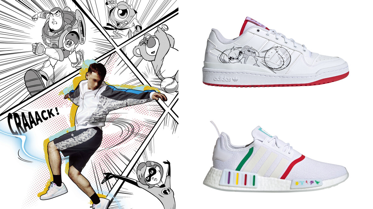 adidas Originals X迪士尼皮克斯最新聯名！巴斯光年、熊抱哥等化身超萌運動員，精選4款特色單品推薦