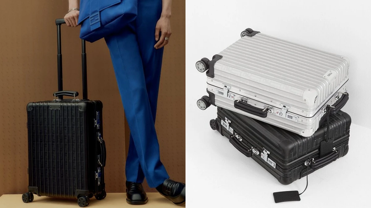 Fendi X RIMOWA聯名行李箱無預警上架!黑銀兩大配色、FF老花圖案、細緻皮革提把…重點是台灣就能買到