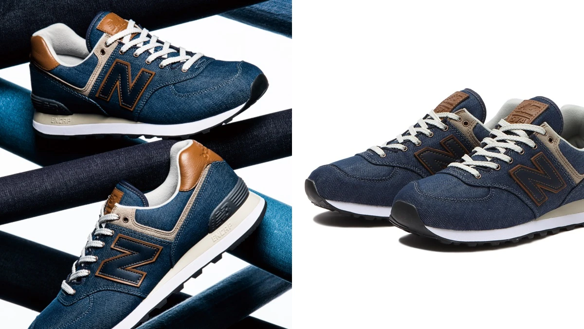 New Balance把574、57/40、480換上復古丹寧新衣!球鞋亮點、售價帶你看,ABC-Mart獨家開賣
