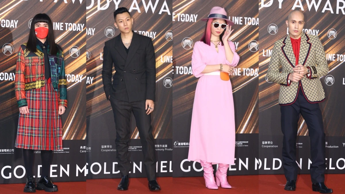 金曲32|2021金曲獎紅毯造型全記錄!社長大人持修、?te壞特、黃宣Yellow、持修、瘦子E.SO…華服品牌一次告訴你