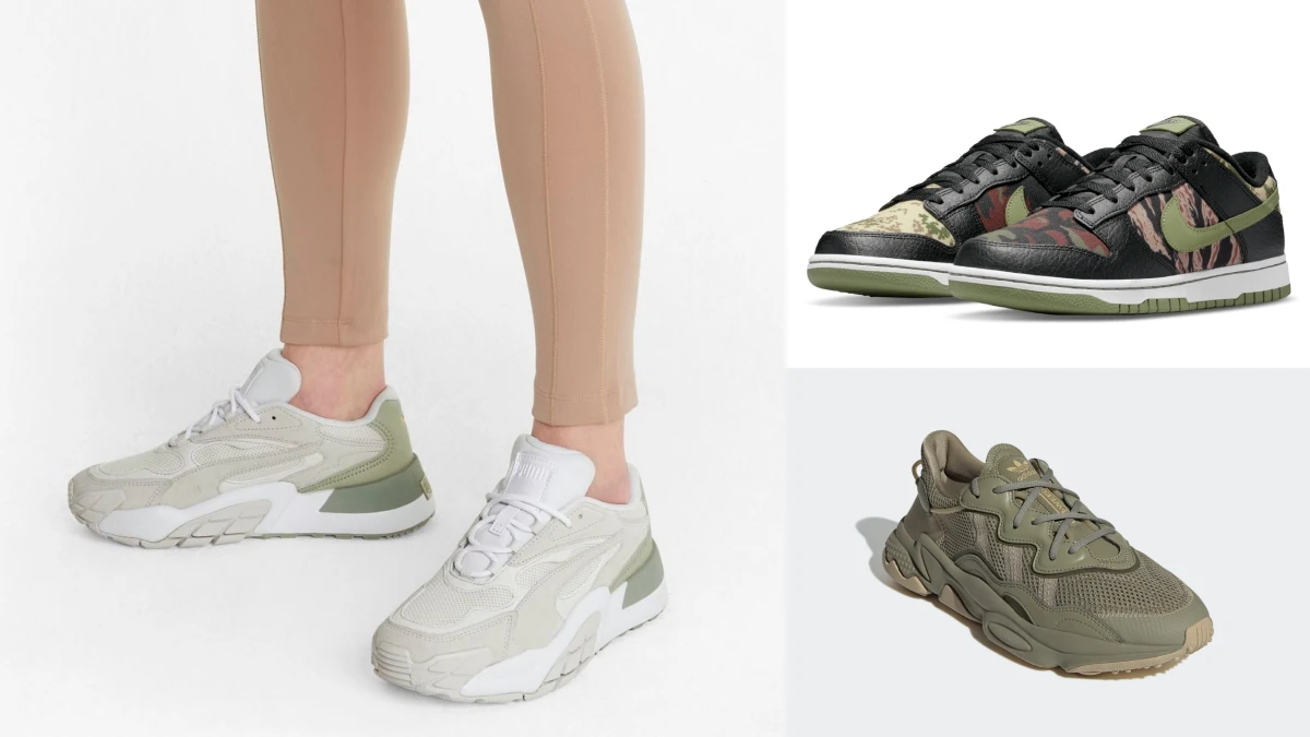2021軍綠色系球鞋!Nike、Converse、Veja休閒鞋…多雙軍綠色球鞋盤點