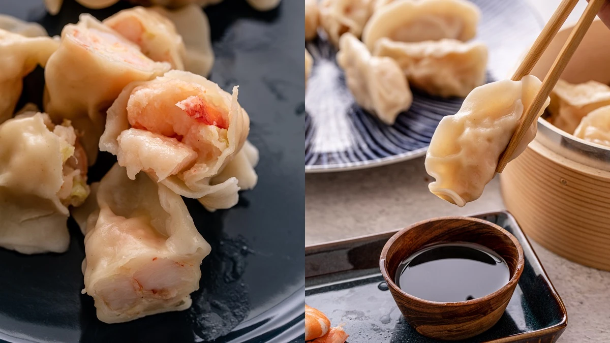 水餃老饕必吃!《李饗煮易》推出新口味「蝦味鮮蝦餃」,整隻蝦肉爆滿入餡