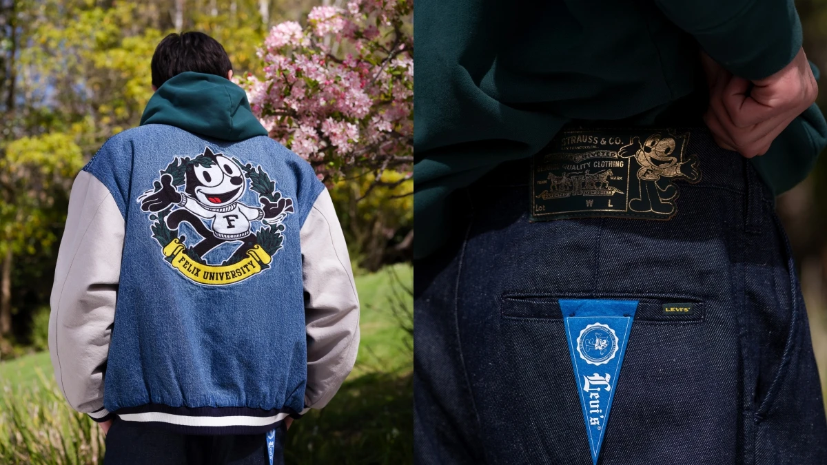 Levi’s X Felix the Cat菲力貓聯名系列!美式復古校園風,Top 4單品購物推薦(附售價