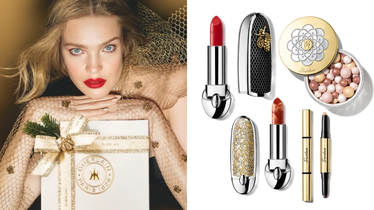 嬌蘭2021聖誕彩妝登場,精品級手工刺繡金蜂的口紅外殼太精緻