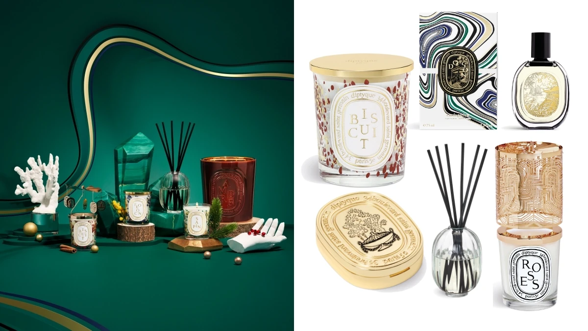 diptyque 2021聖誕從寶石蠟燭杯、倒數月曆、萬花筒燭罩通通都想收藏