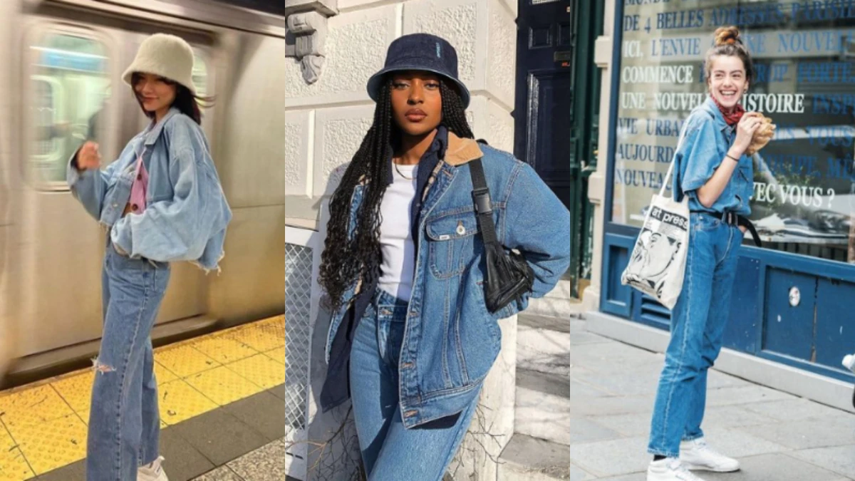 經典不敗的丹寧穿搭，永不過時的「Denim on Denim 」穿搭技巧，靈活混搭讓時髦度翻倍！