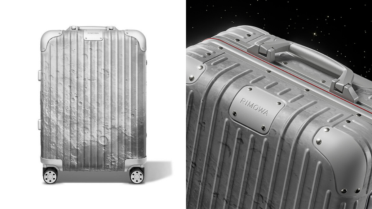 RIMOWA經典鋁鎂合金行李箱登陸月球!唯美月球細節刻畫,台灣這一天上市