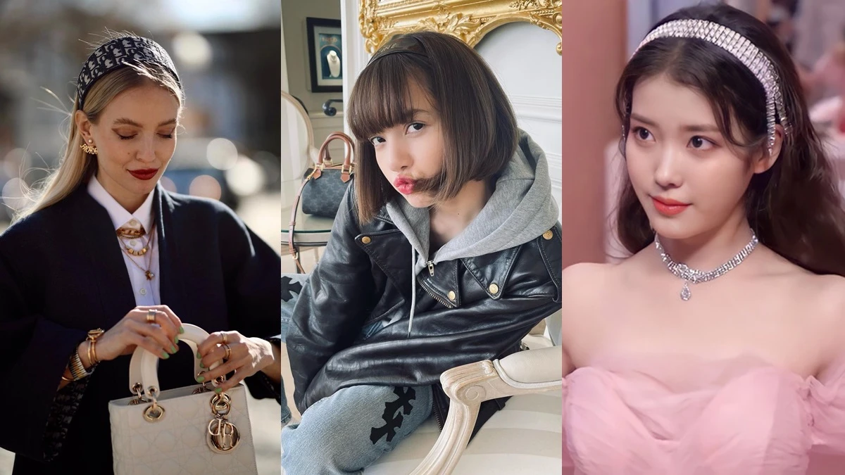 2021秋冬髮型趨勢學Lisa、Jisoo、IU、陳靜的髮箍搭配,盤點5款精品髮箍推薦