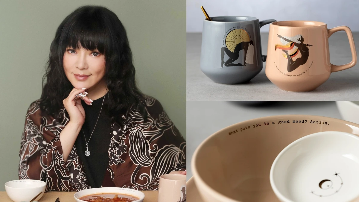 「國師」唐綺陽首度推出12星座馬克杯!聯名HOLA設計絕美莫蘭迪色餐具,還藏正能量心靈小語