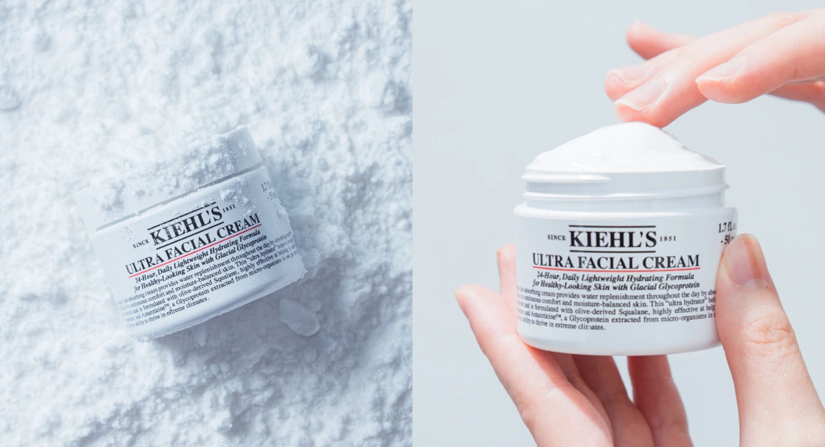 「保濕戰鬥機」Kiehl’s冰河醣保濕霜3秒KO冬日肌荒！強力補水不致粉刺，替肌膚內建24hr小水庫！限時買2送8史上最好康！加面膜一瓶5用~沙漠乾皮一生回購！