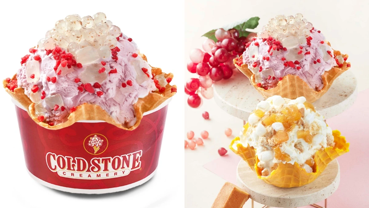 COLD STONE推鳳梨酥冰淇淋、巨峰葡萄口味華麗回歸!拌入金鑽鳳梨創意翻玩伴手禮