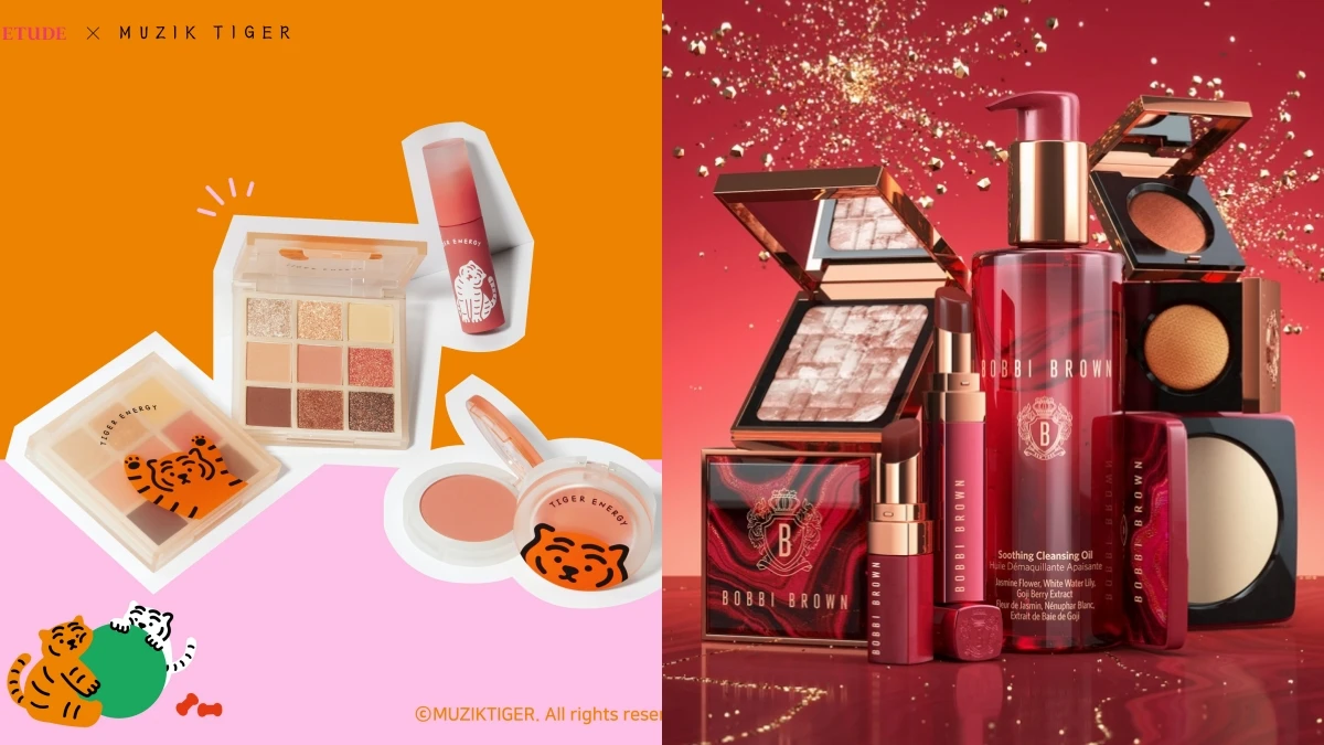 2022 新年限定彩妝盤點：GA、Bobbi Brown 幸運鑽紅、Etude、Laura Mercier …