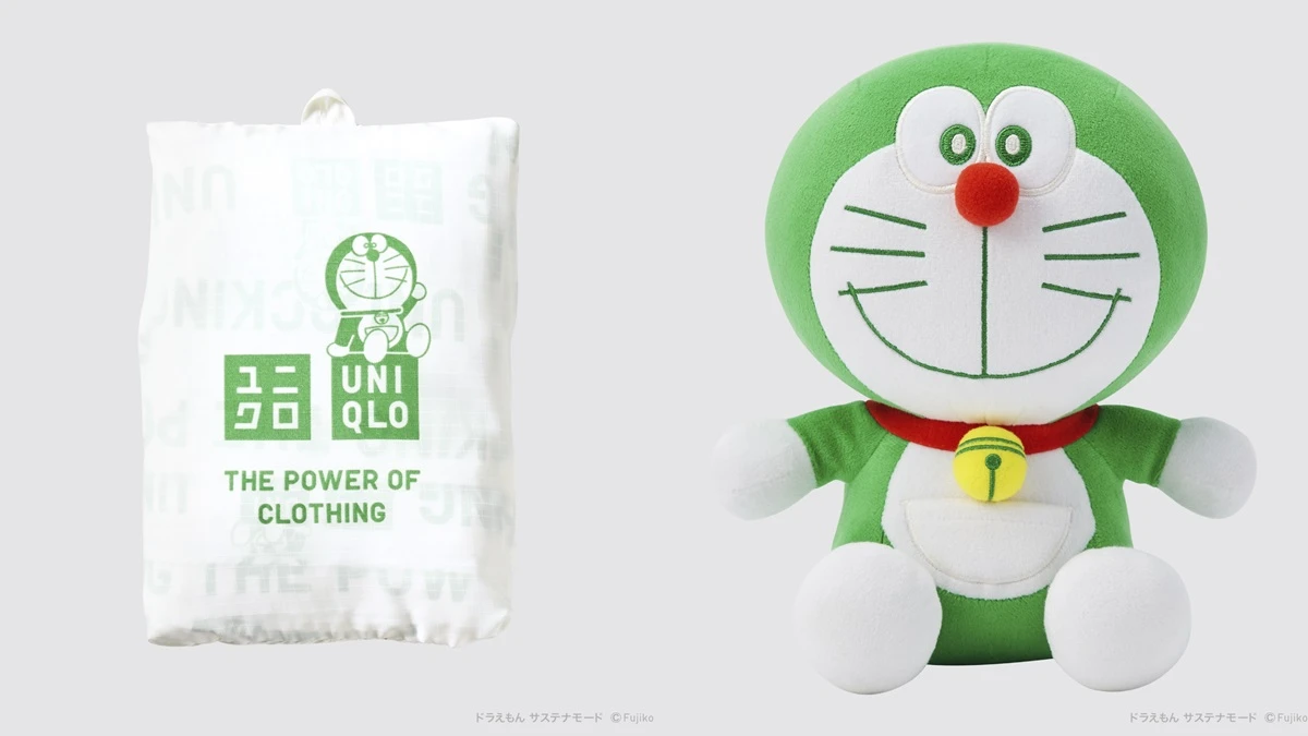 Uniqlo永續發展大使哆啦A夢買得到!還有可攜式收納包、綠版哆啦TEE