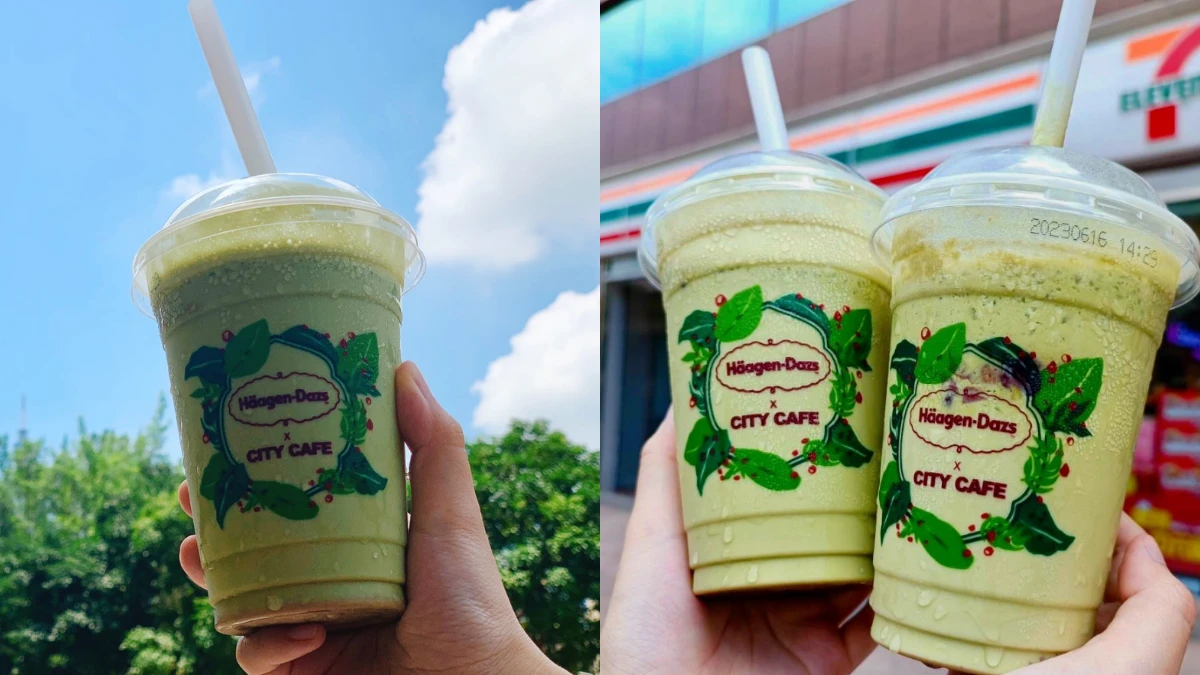 7-11攜手Häagen-Dazs推出期間限定「抹茶紅豆拿鐵冰沙」!喝得到綿密紅豆泥