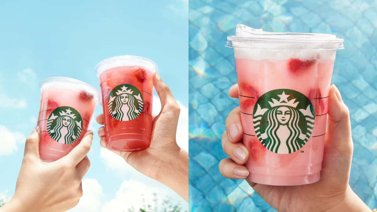 星巴克夏季夢幻飲品來了！歐美人氣「草莓巴西莓椰奶」台灣開賣，粉紅外觀太好拍