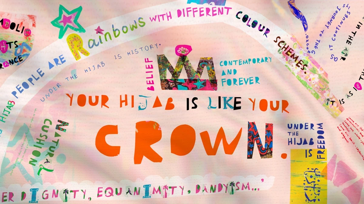 工作紀錄:「我的時尚穆斯林頭巾」主視覺設計