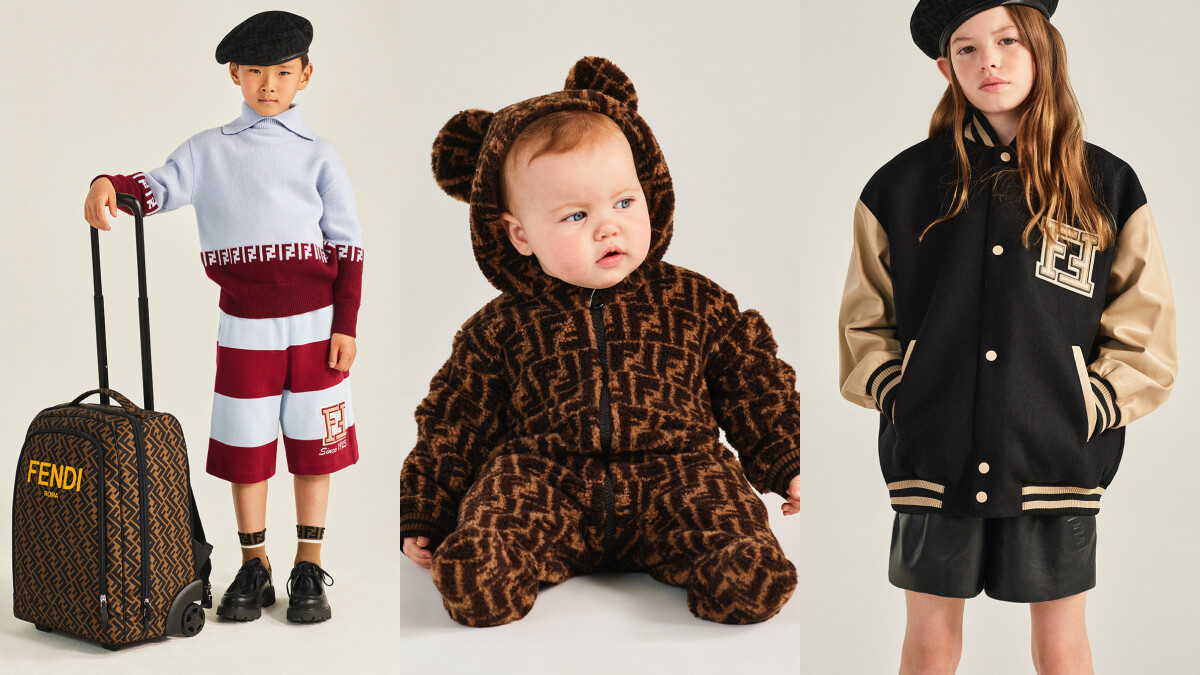 Fendi 2022秋冬迷你學院風童裝!寶寶玩具墊、 FF老花書包…時髦爸媽荷包請小心