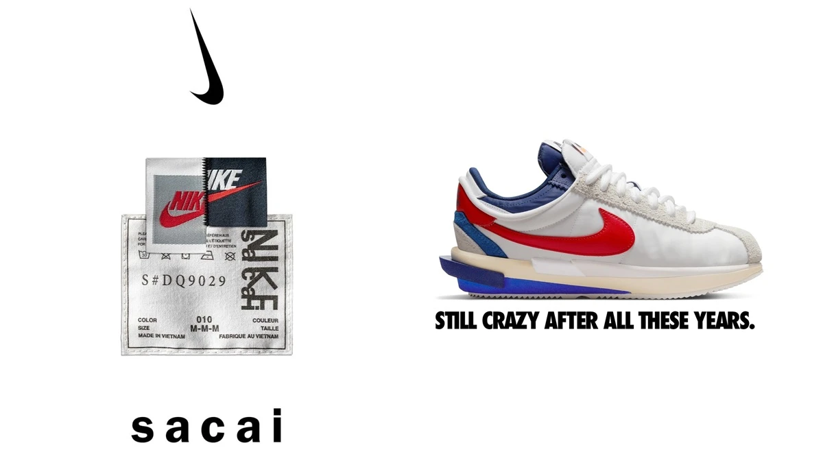 Sacai X Nike Cortez聯名公佈開賣日期,2022年最強神鞋厲害之處報你知
