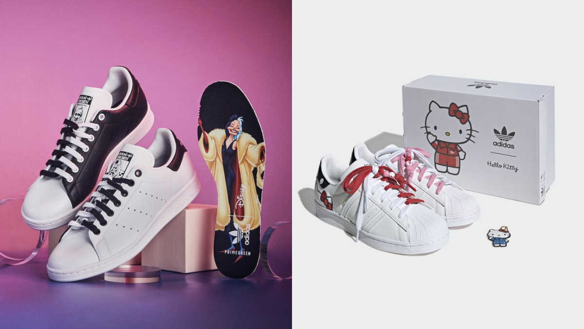 adidas Originals 2022卡通聯名：Disney Stan Smith最終回、Hello Kitty Superstar