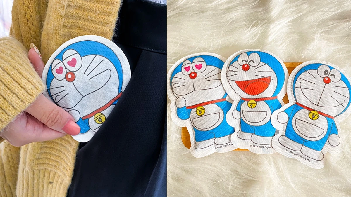 萊爾富限量「哆啦A夢暖暖包」開賣！一拆即熱，12小時溫暖你身心