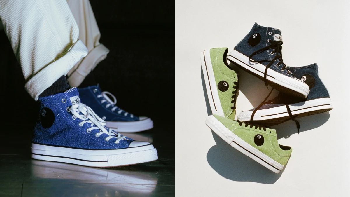 Converse X Stüssy聯名再一發：星星圖案變8號球、兩大配色、開賣日