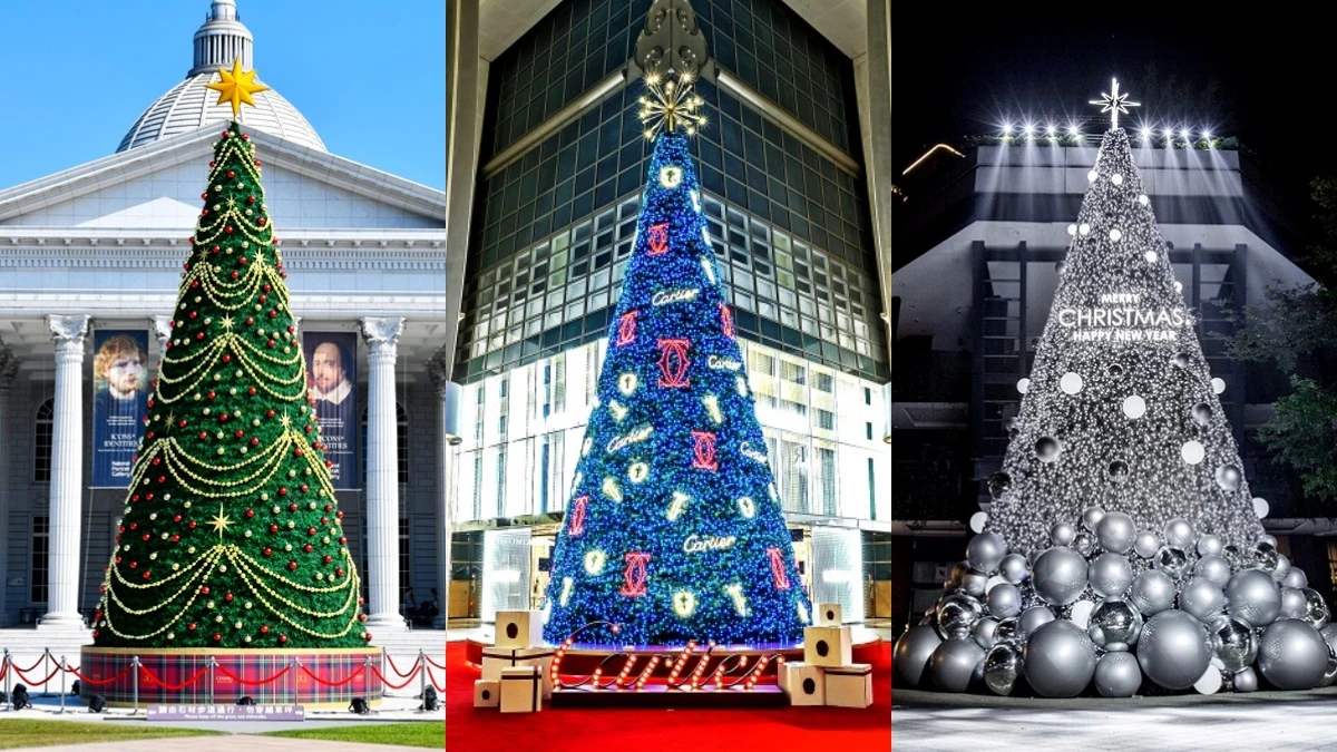 2022全台聖誕樹總整理！信義區Disco聖誕樹上千場飄雪秀必看，雪寶、卡納赫拉比可愛
