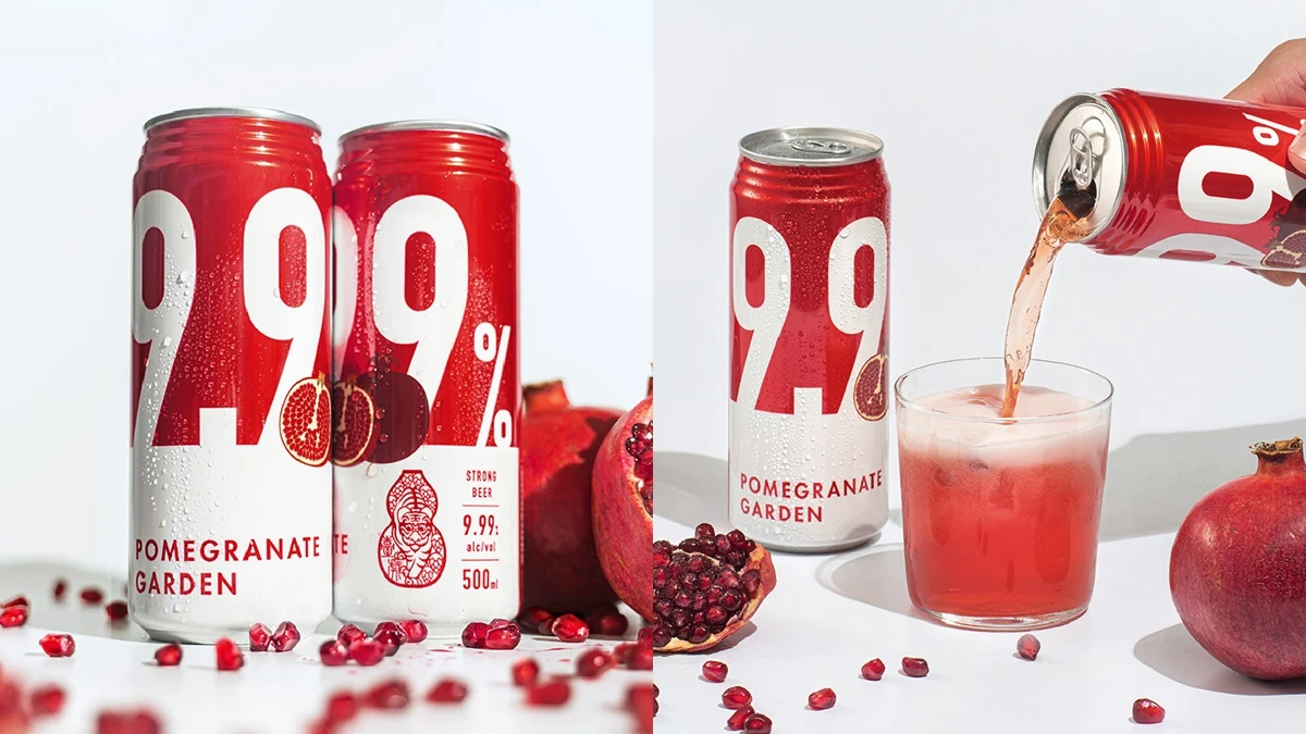 臺虎精釀年末新口味登場!9.99系列新成員「石榴星花園」,迷人酒色必須喝