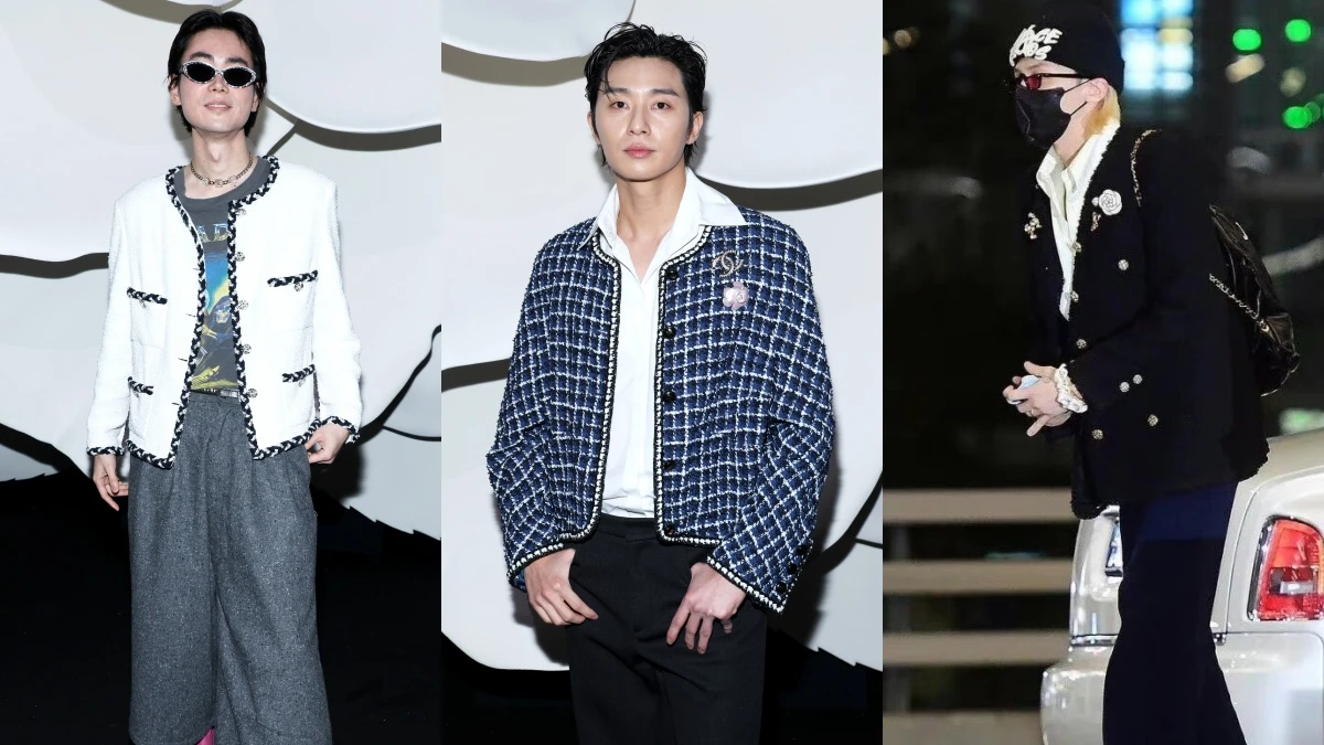 先是GD接著朴敘俊、菅田將暉,小香外套不分男女都能駕馭的百搭魔力