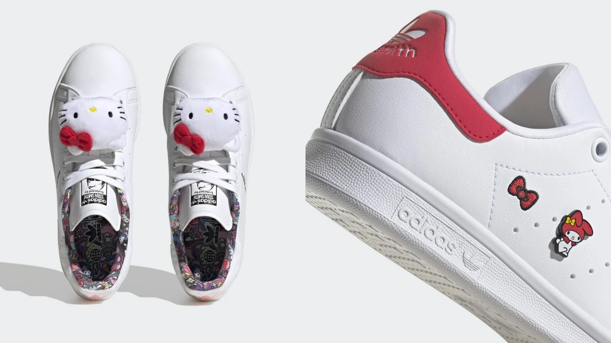 adidas Originals X Hello Kitty聯名球鞋太生火,還有超萌滿版漁夫帽