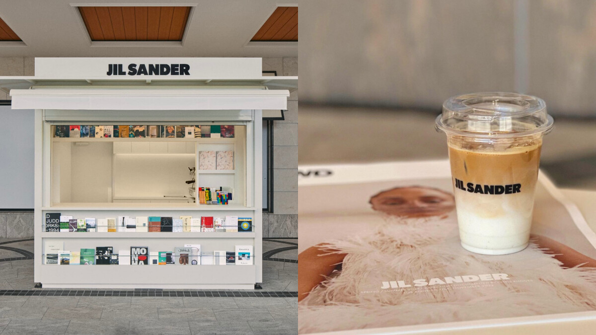 Jil Sander限時書報亭開張!進入品牌極簡美學觀,啜飲京都老牌小川珈琲